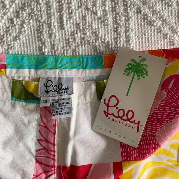 Vintage HighWaisted Patchwork Short Lilly Pulitzer - Picture 3 of 6